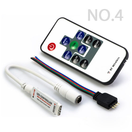 DC5-12/24V Max 12A 4A3CH, LED RGB MINI Wireless RF Infrared Controller For RGB LED Light Strips or Modules DC5-12/24V Max 12A 4A3CH, LED RGB MINI Wireless RF Infrared Controller For RGB LED Light Strips or Modules